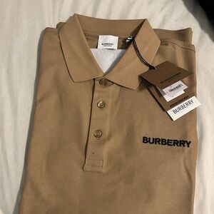 Burberry Camel Polo Shirt for Men